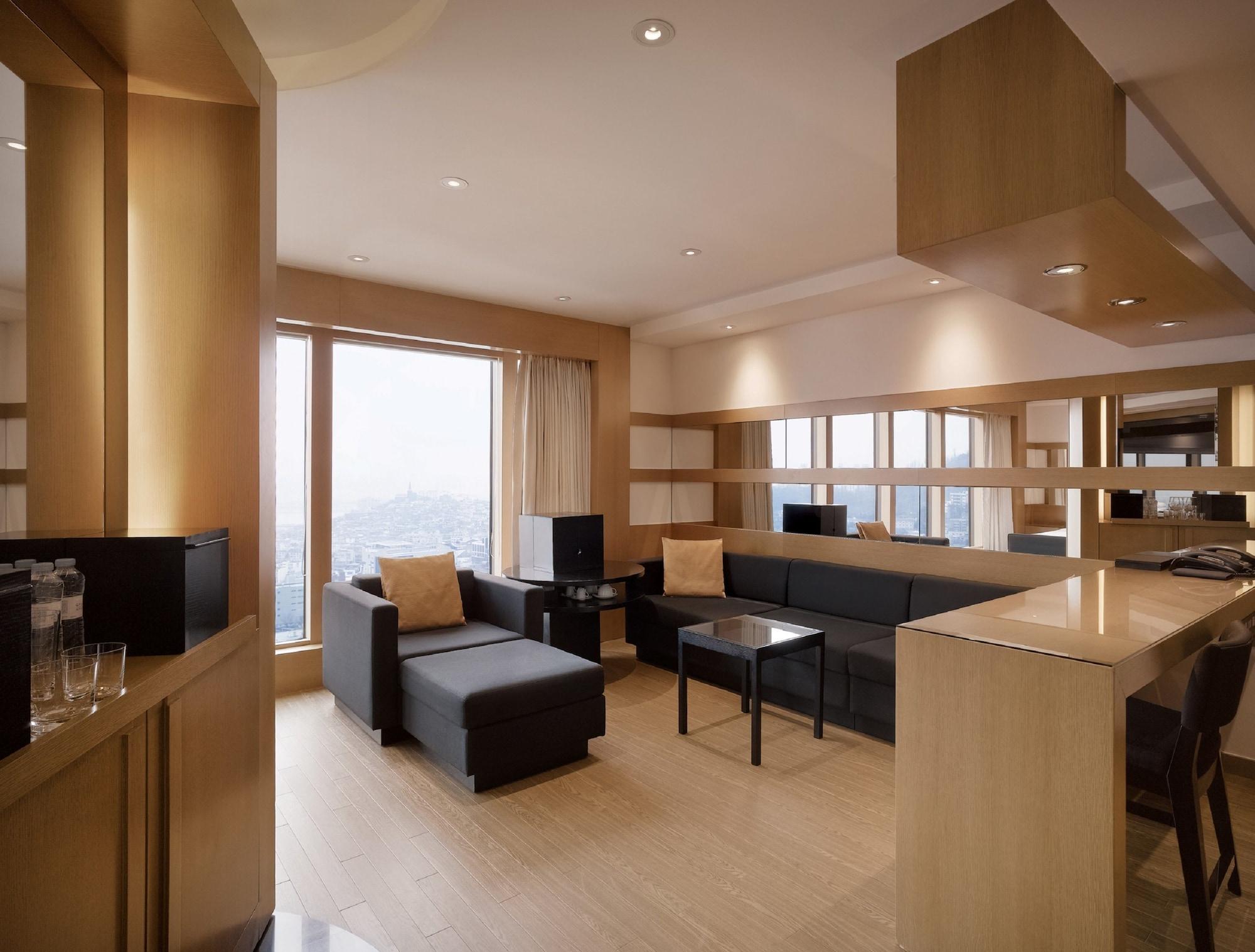 首尔君悦酒店 首爾 外观 照片 The Club Lounge at the 39th floor